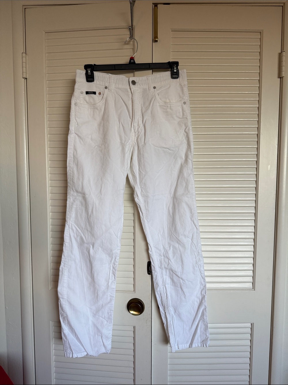 Hugo Boss White Men's Casual Pants